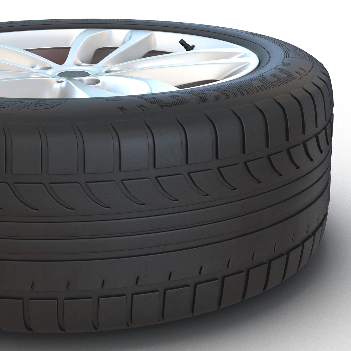 SUV Wheel 3D model