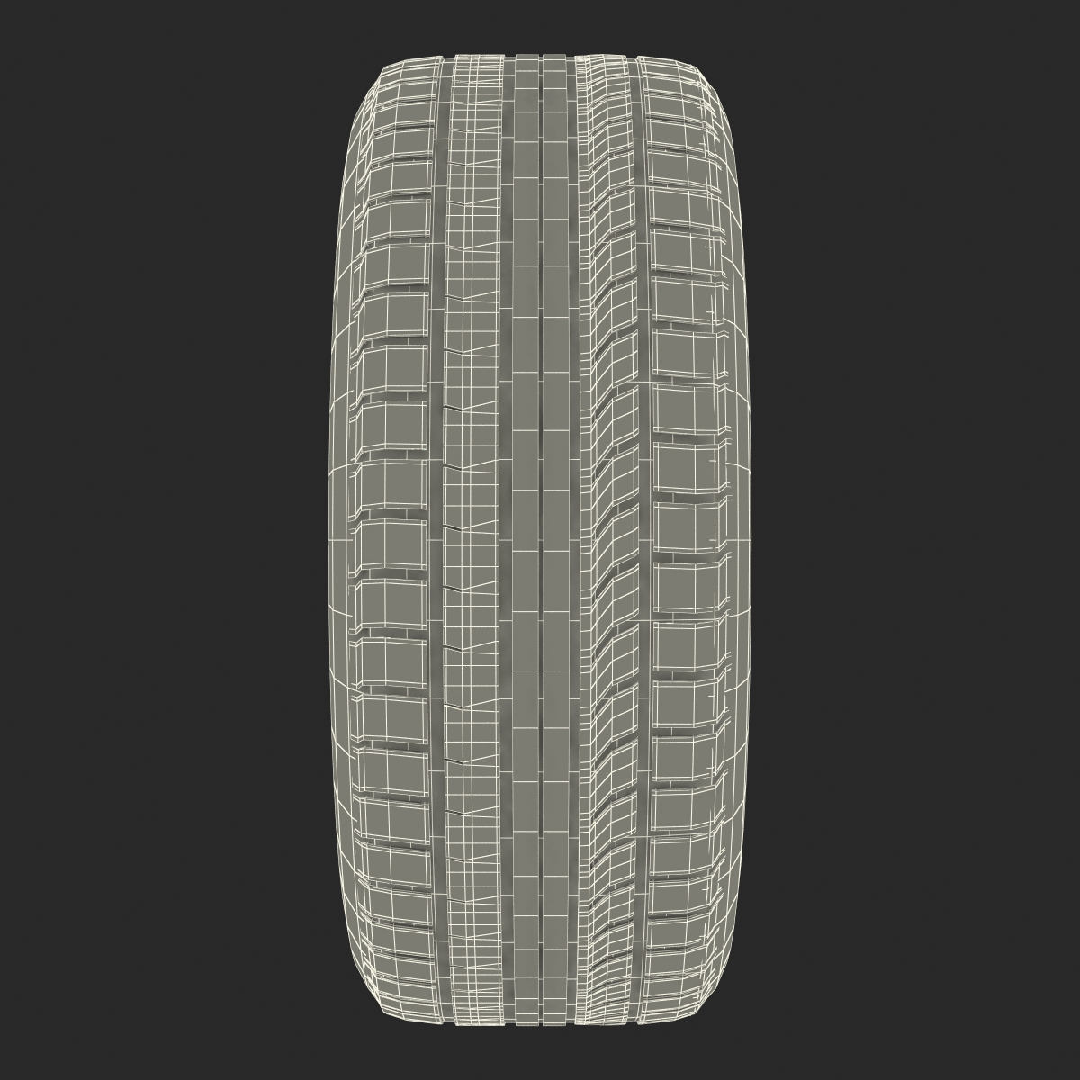 SUV Wheel 3D model