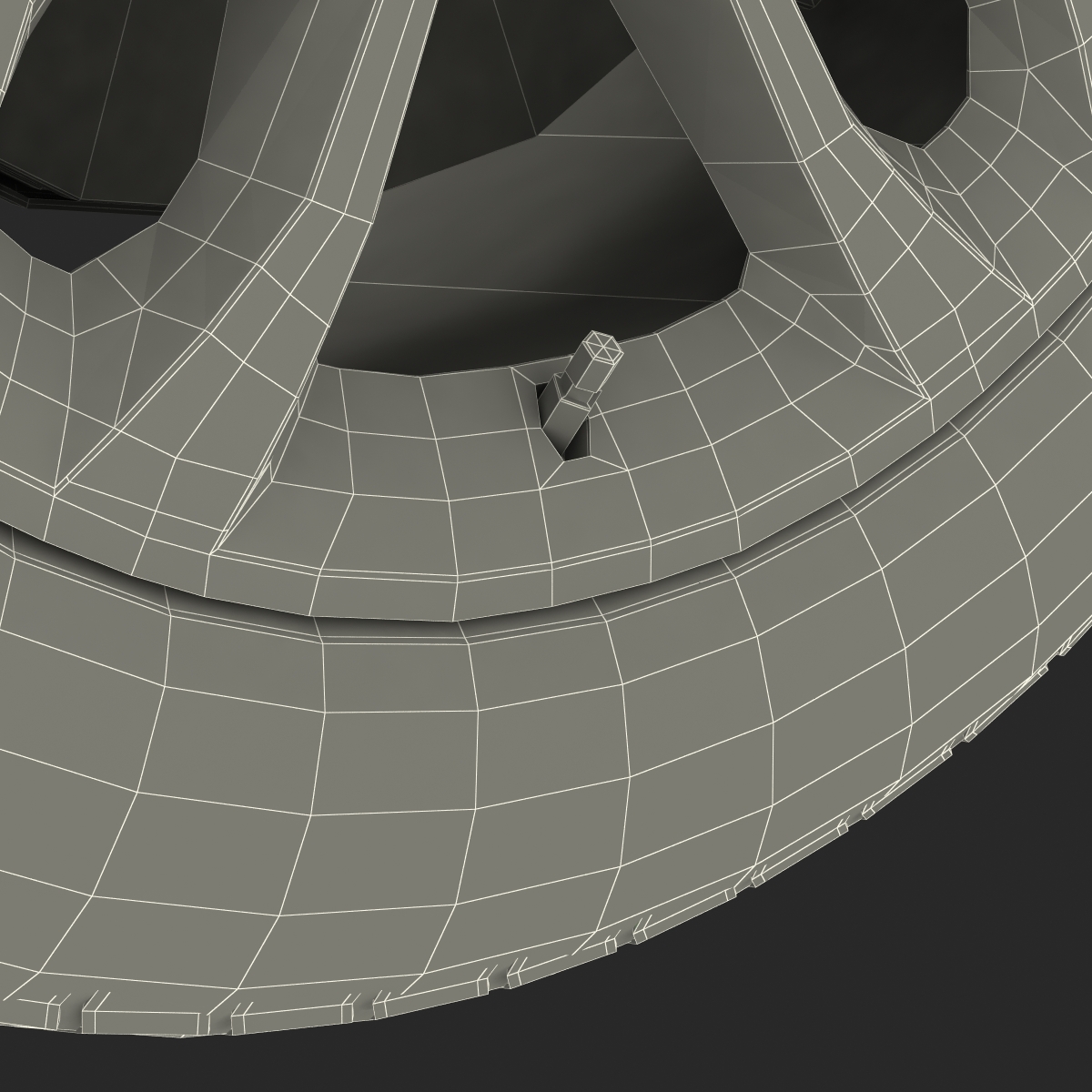 SUV Wheel 3D model