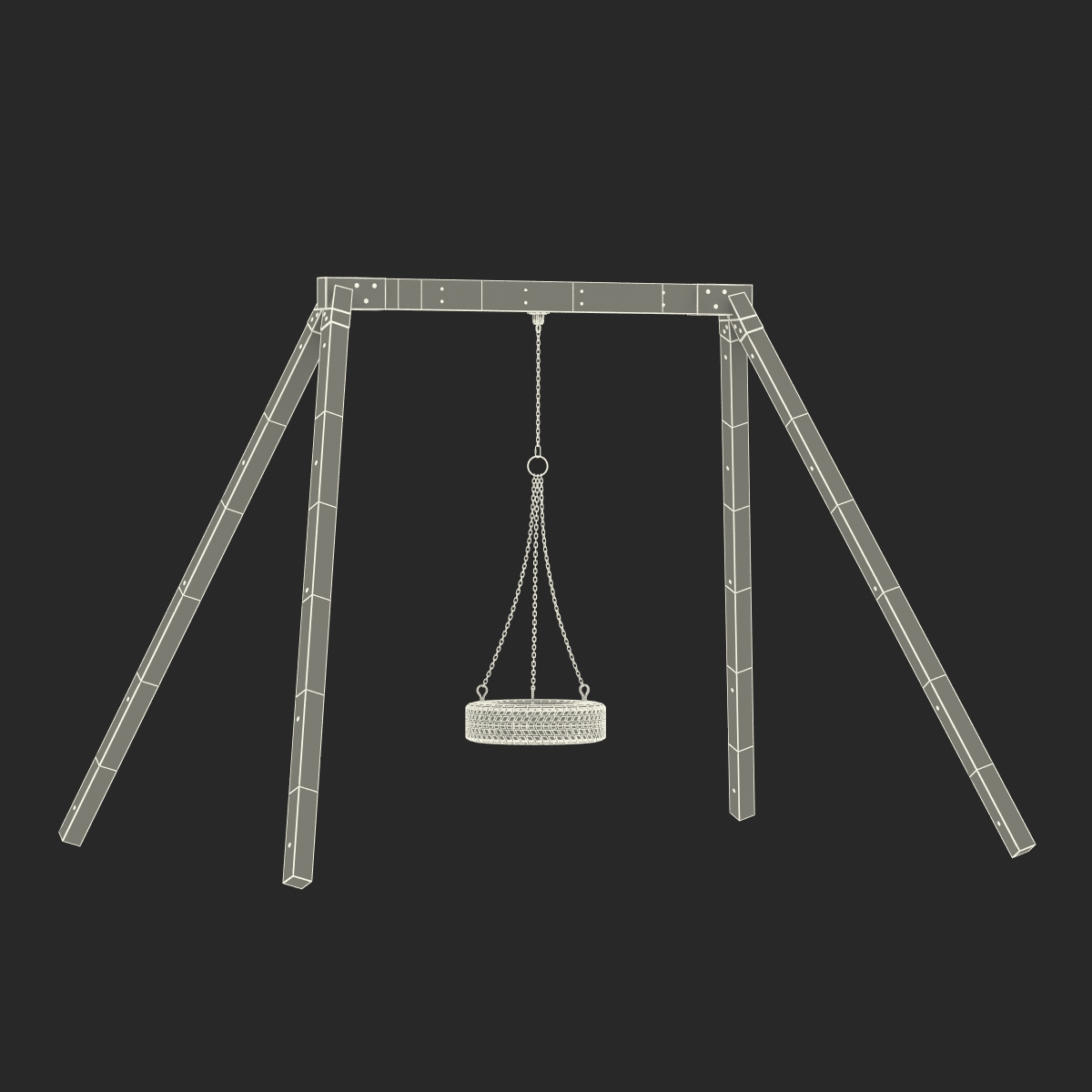 3D model Tire Swing