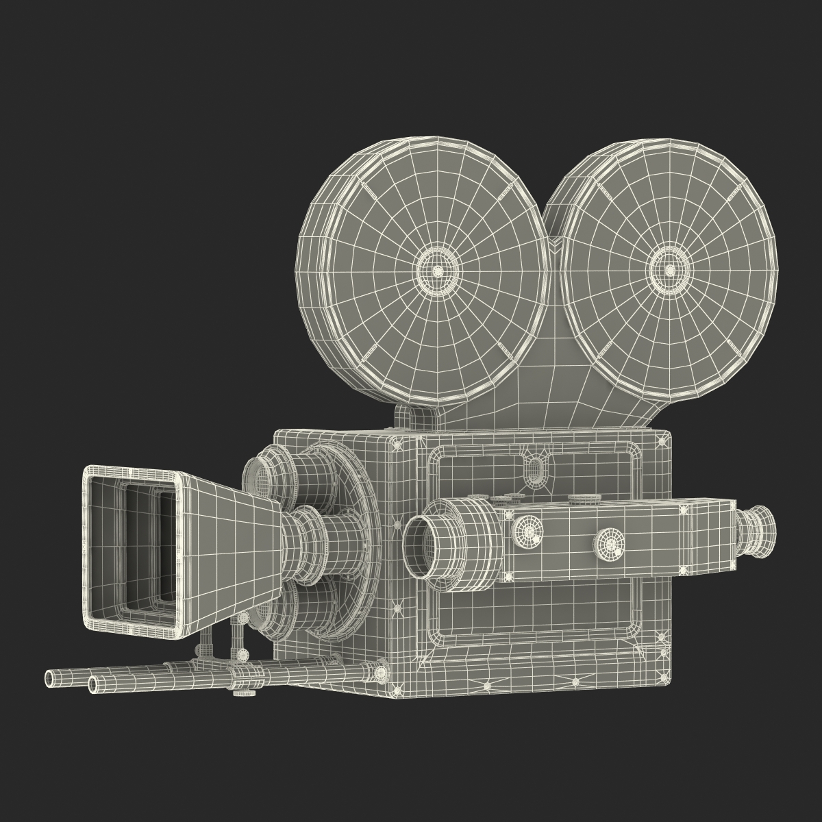 3D model Vintage Video Camera