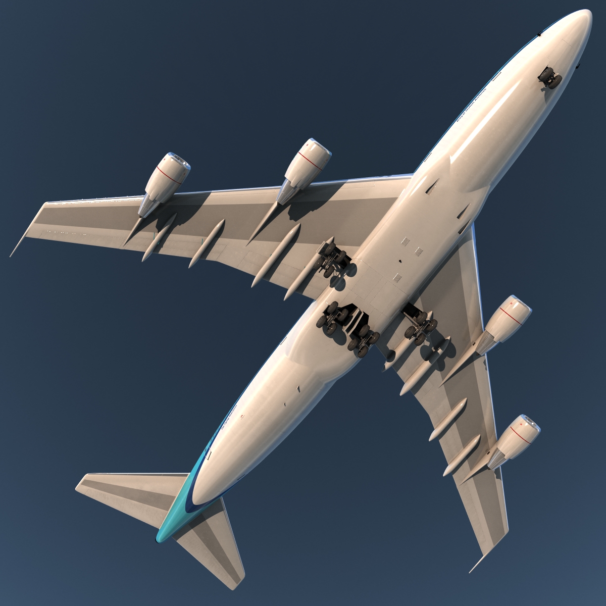 Boeing 747 200B KLM 3D model