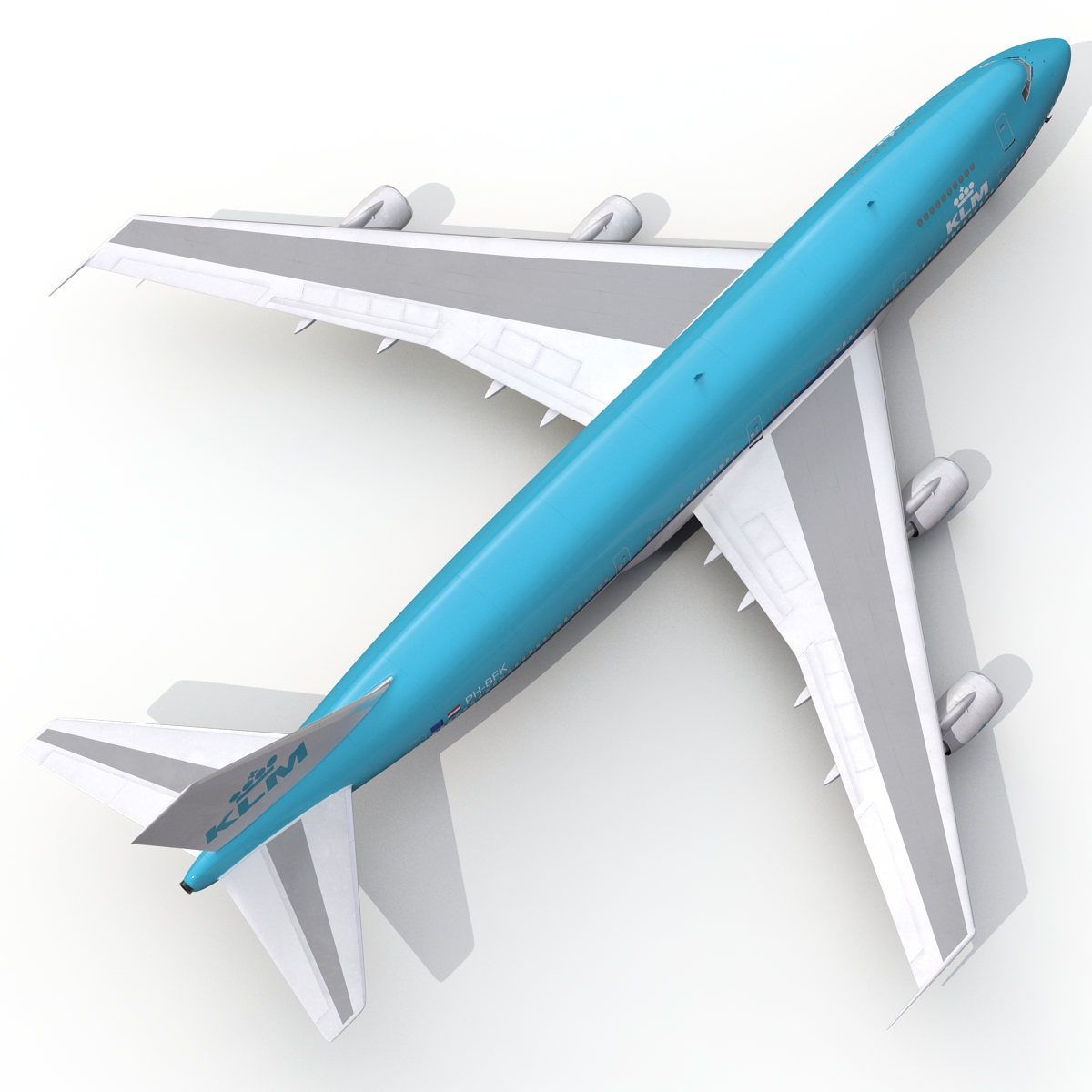 Boeing 747 200B KLM 3D model