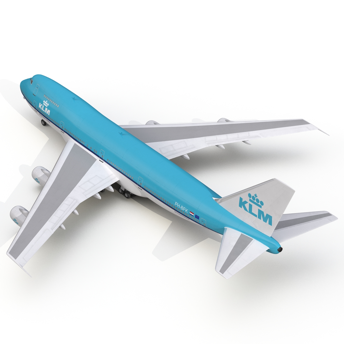 Boeing 747 200B KLM 3D model