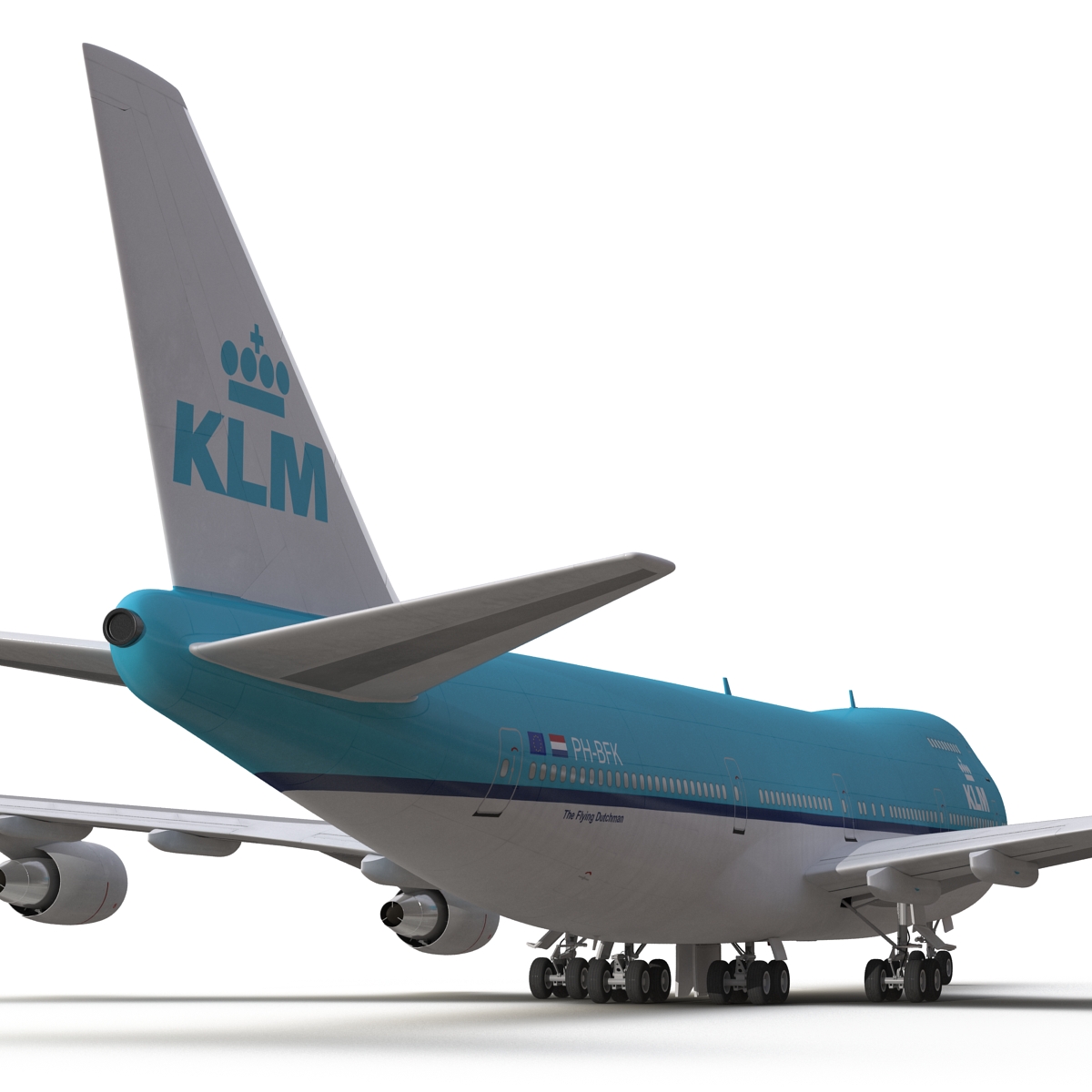 Boeing 747 200B KLM 3D model