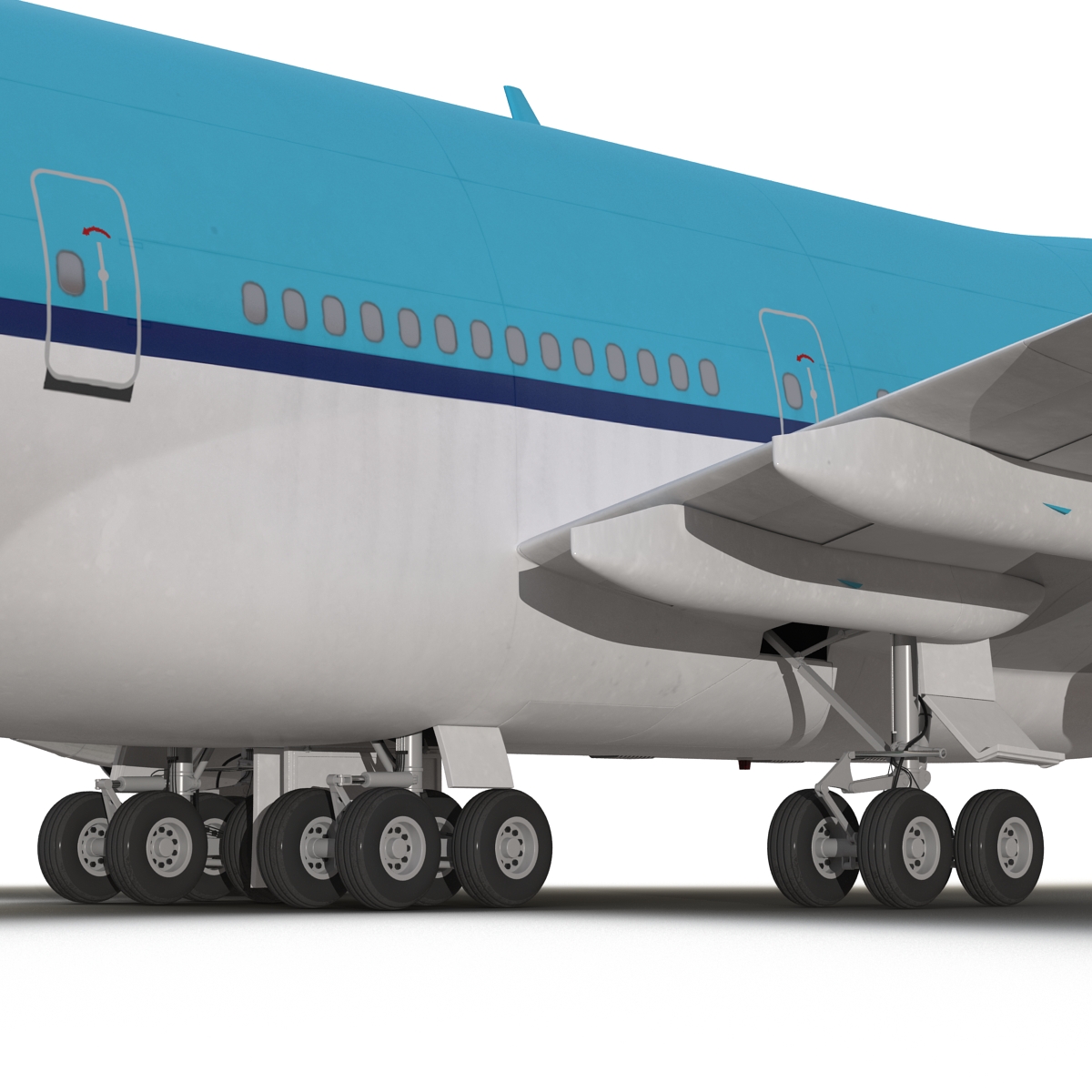 Boeing 747 200B KLM 3D model