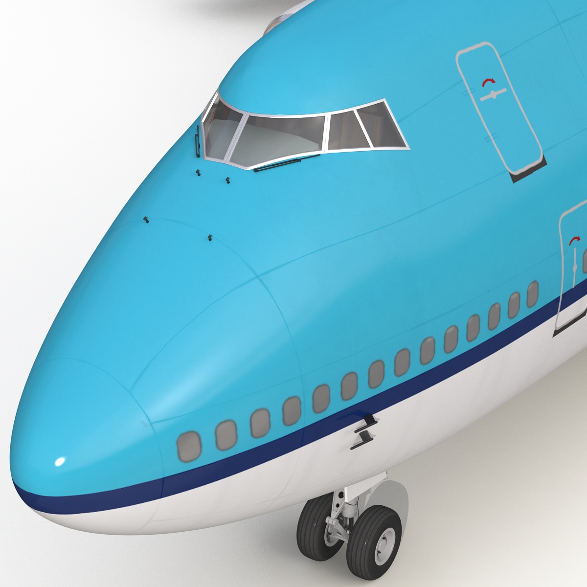 Boeing 747 200B KLM 3D model