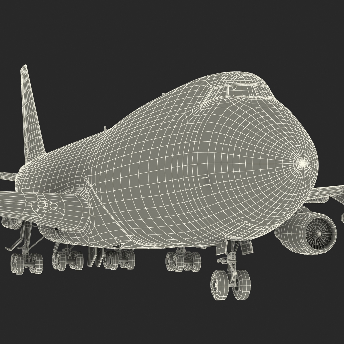 Boeing 747 200B KLM 3D model