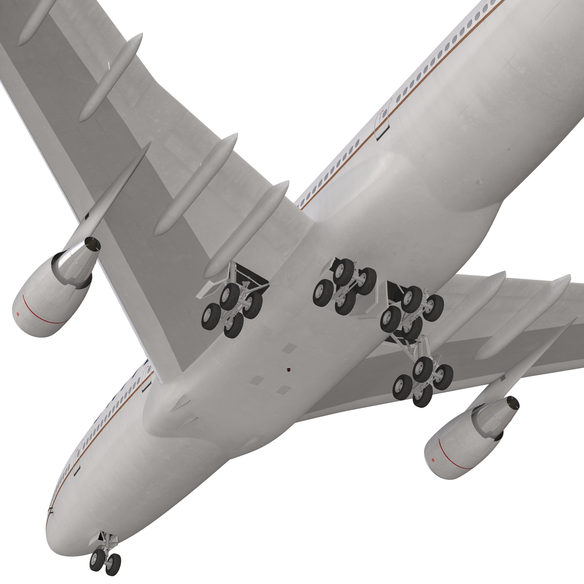 Boeing 747 200B United 3D