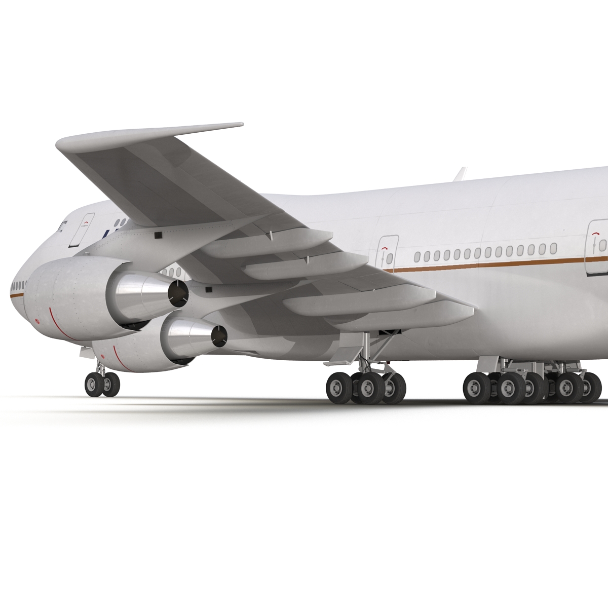 Boeing 747 200B United 3D