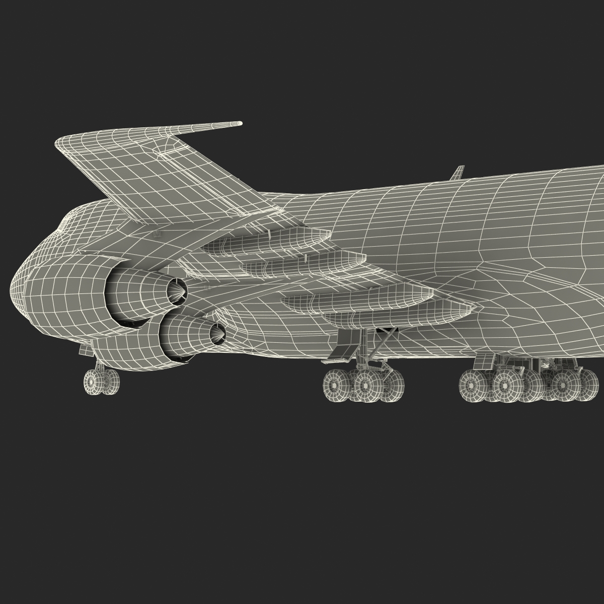 Boeing 747 200B United 3D