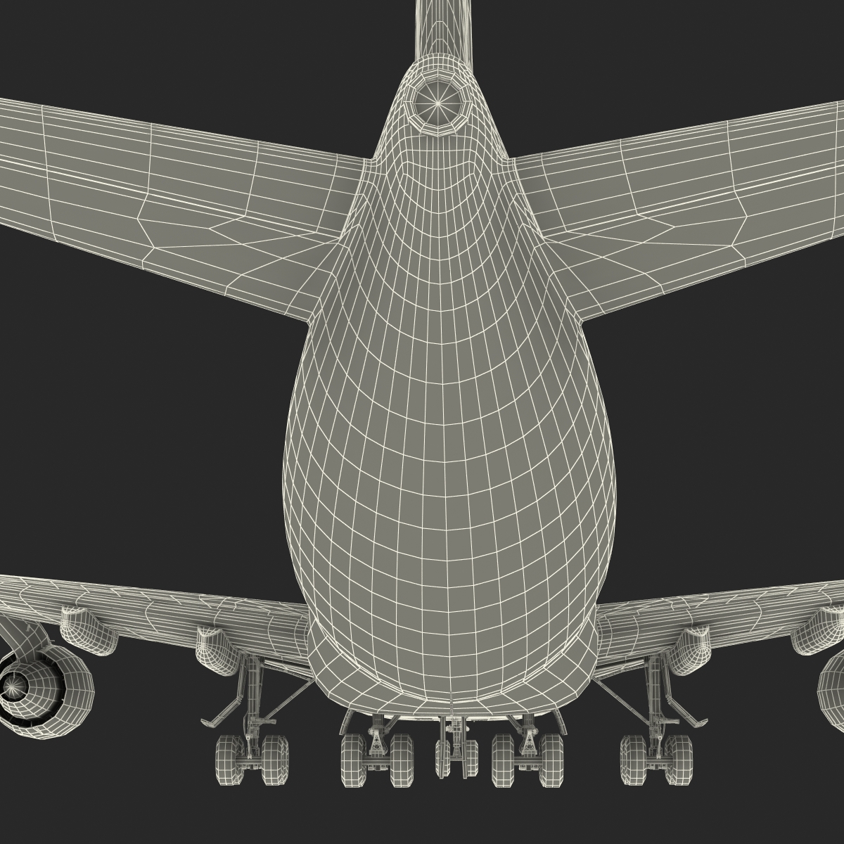 Boeing 747 200B United 3D