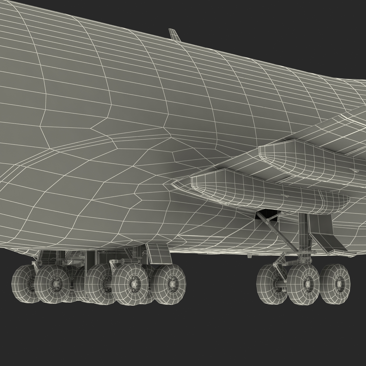 Boeing 747 200B United 3D