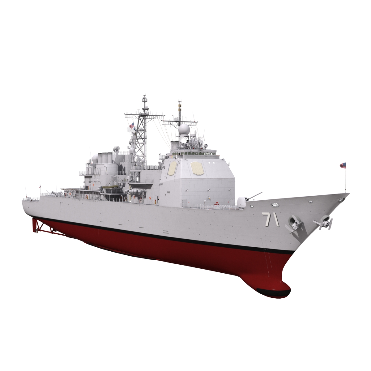 3D Ticonderoga Class Cruiser Cape St George CG 71