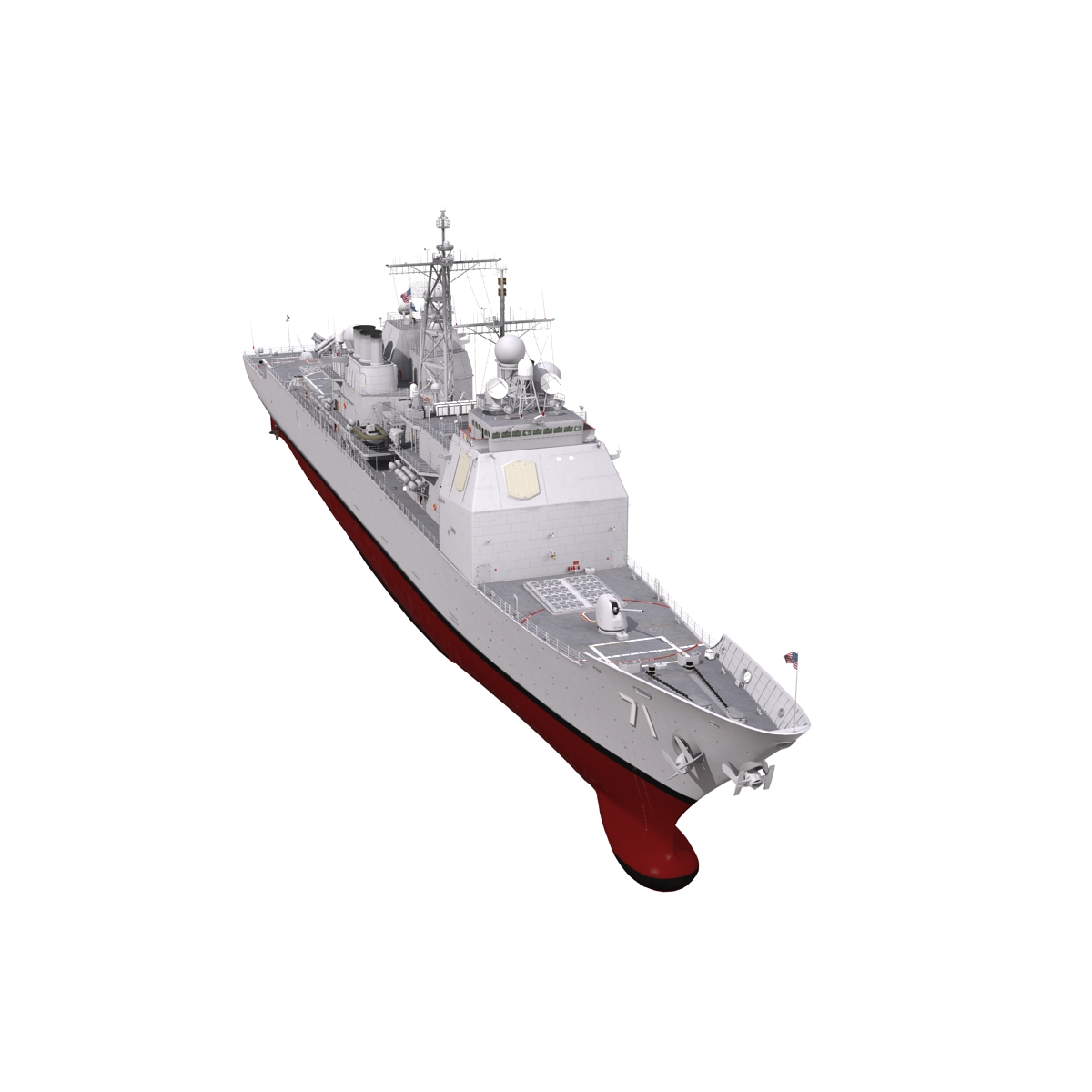 3D Ticonderoga Class Cruiser Cape St George CG 71