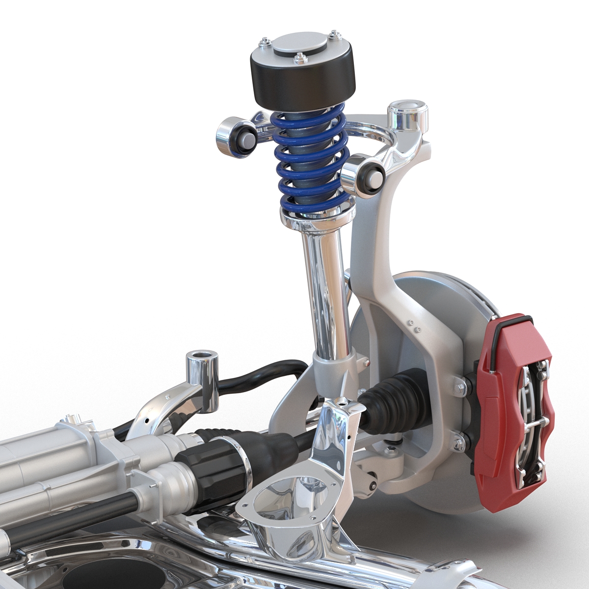 SUV Front Suspension 2 3D