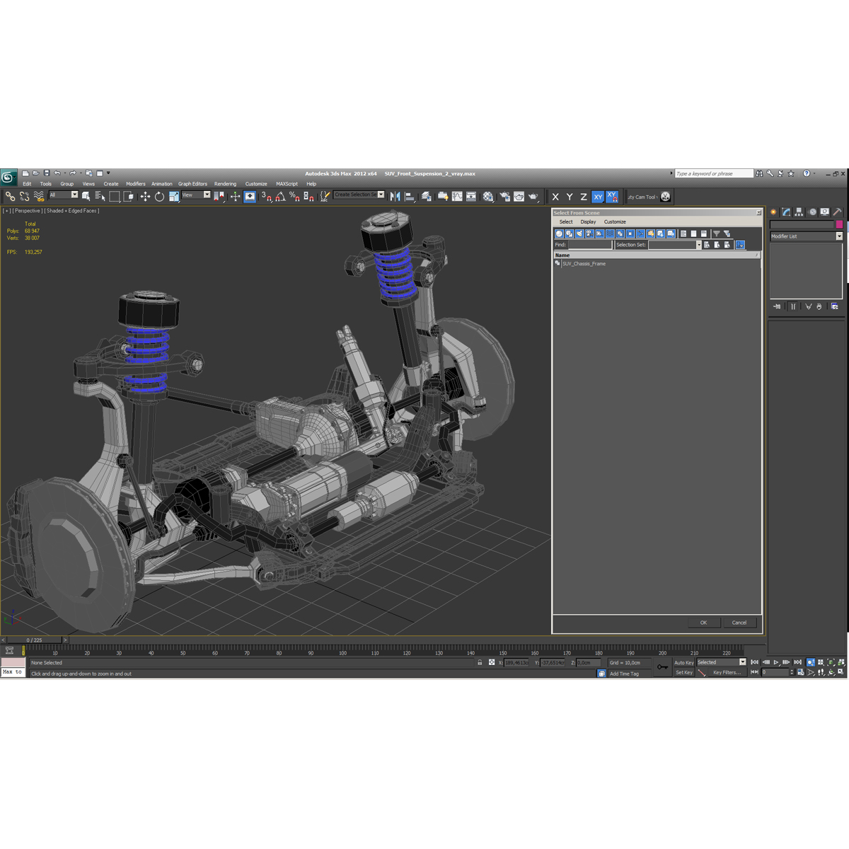 SUV Front Suspension 2 3D