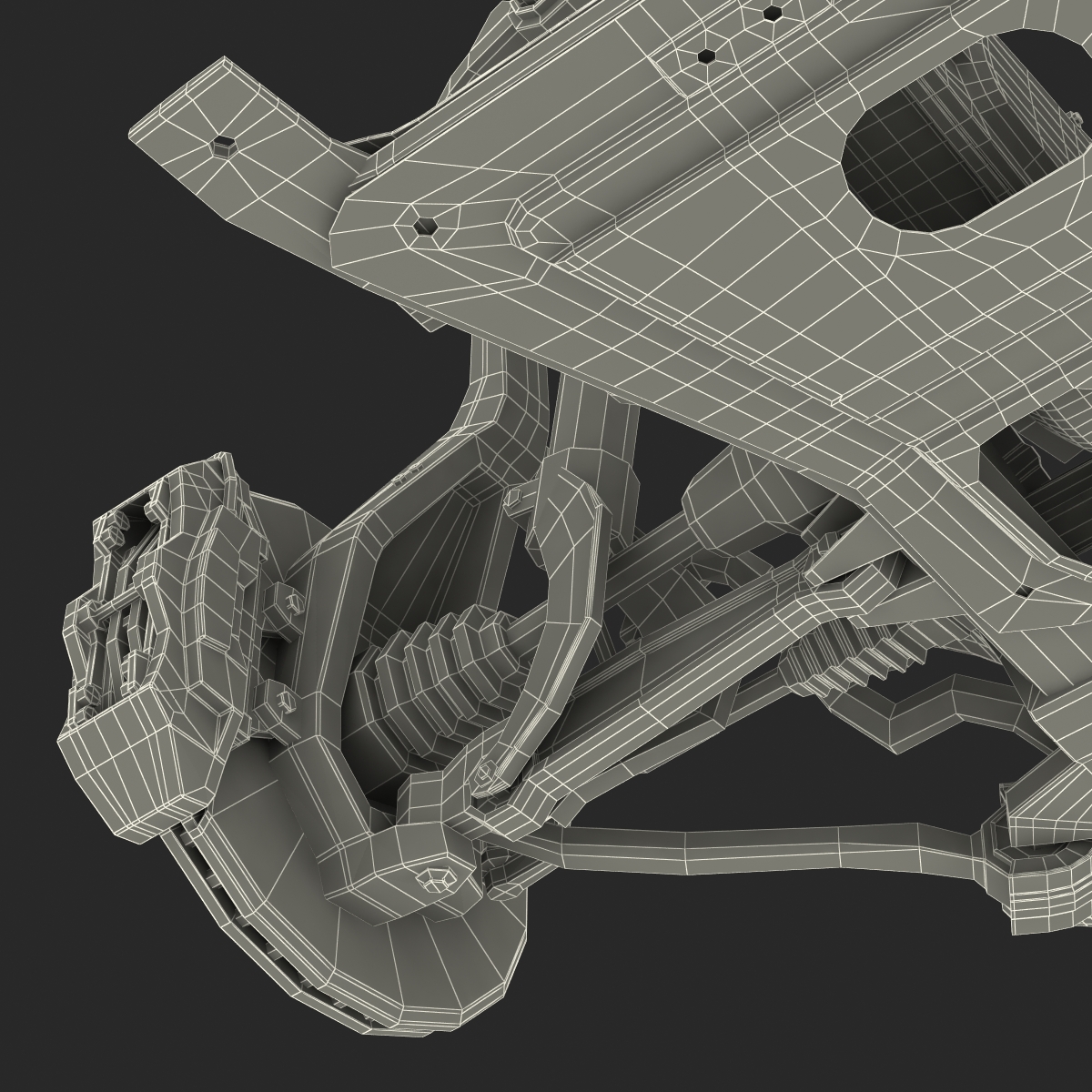 SUV Front Suspension 2 3D