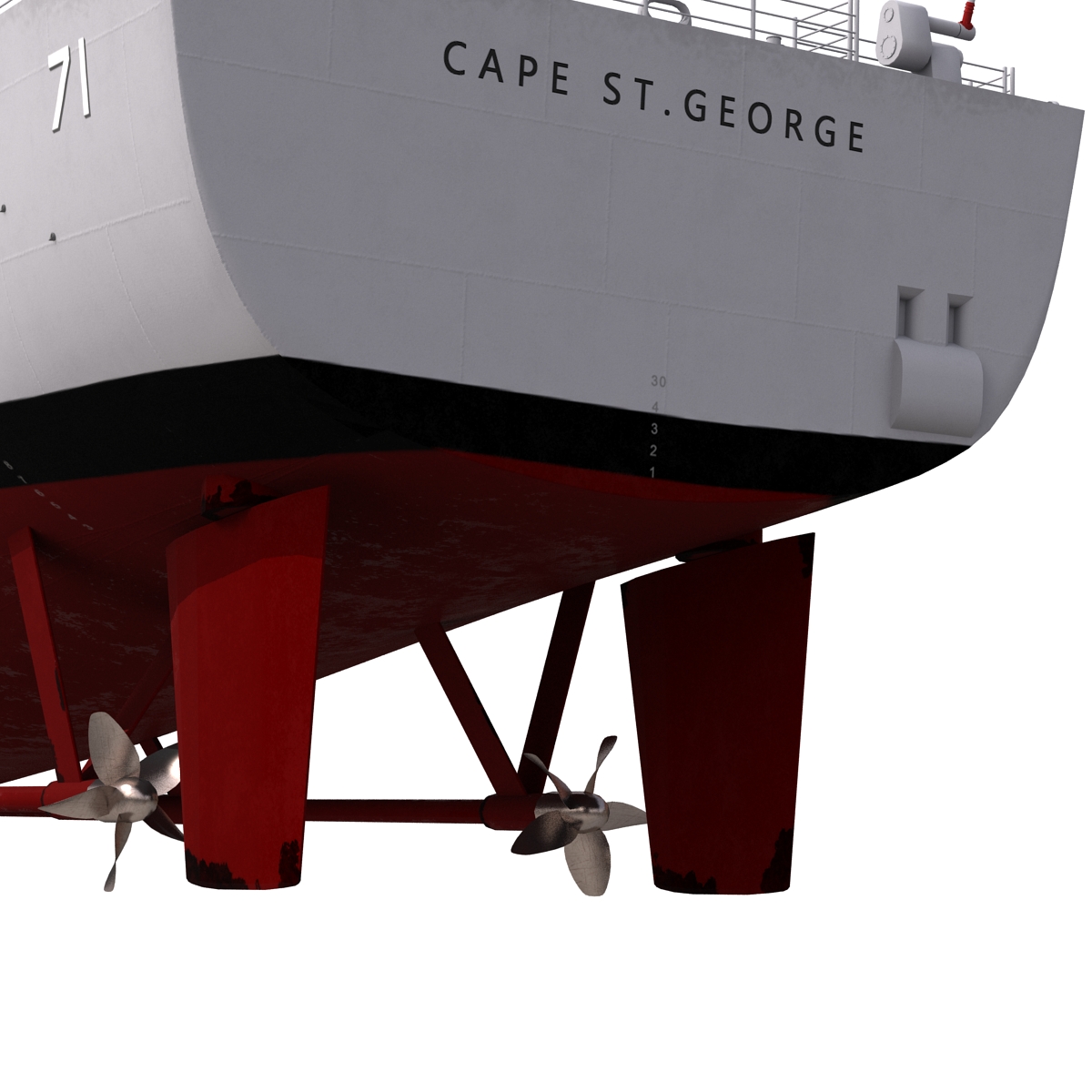 3D Ticonderoga Class Cruiser Cape St George CG 71