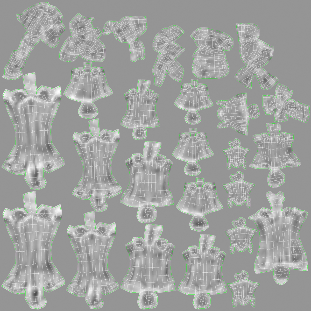 3D Human Male Skeleton Rigged