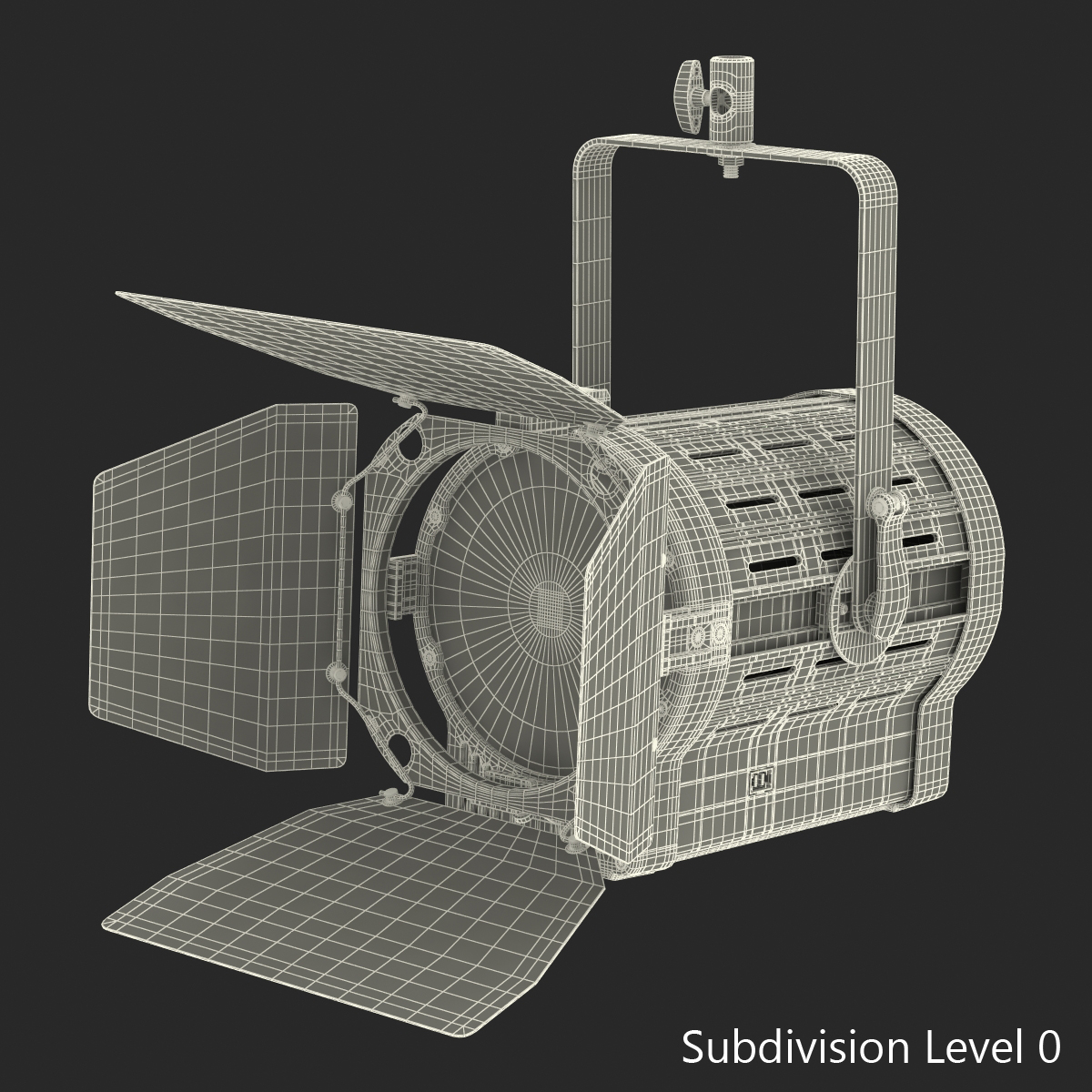 3D Studio Fresnel Light Generic model