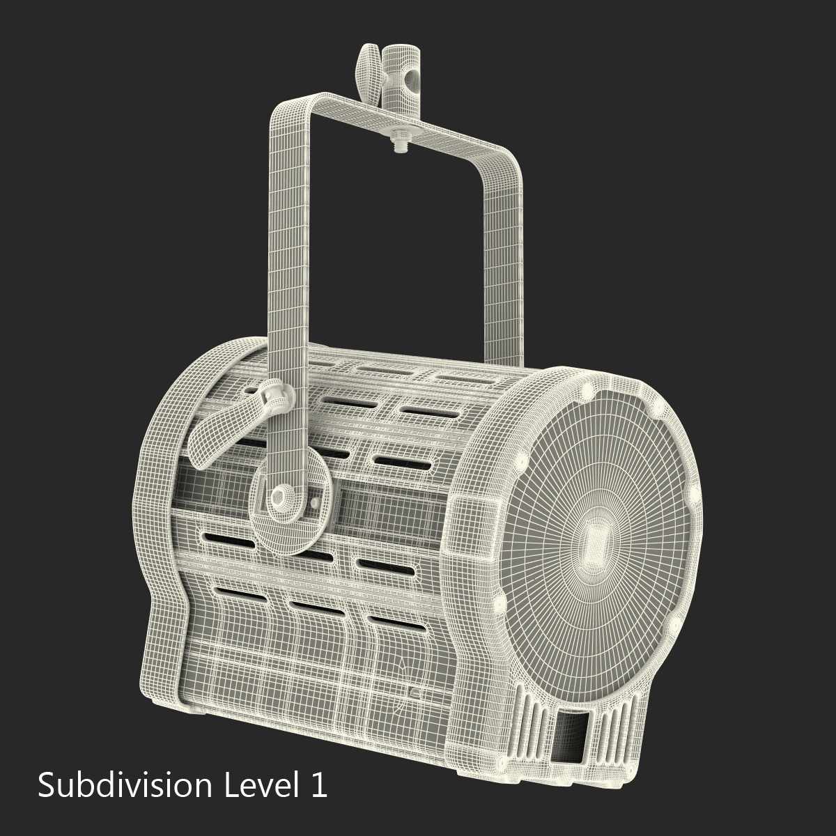 3D model Studio Fresnel Light Generic 2