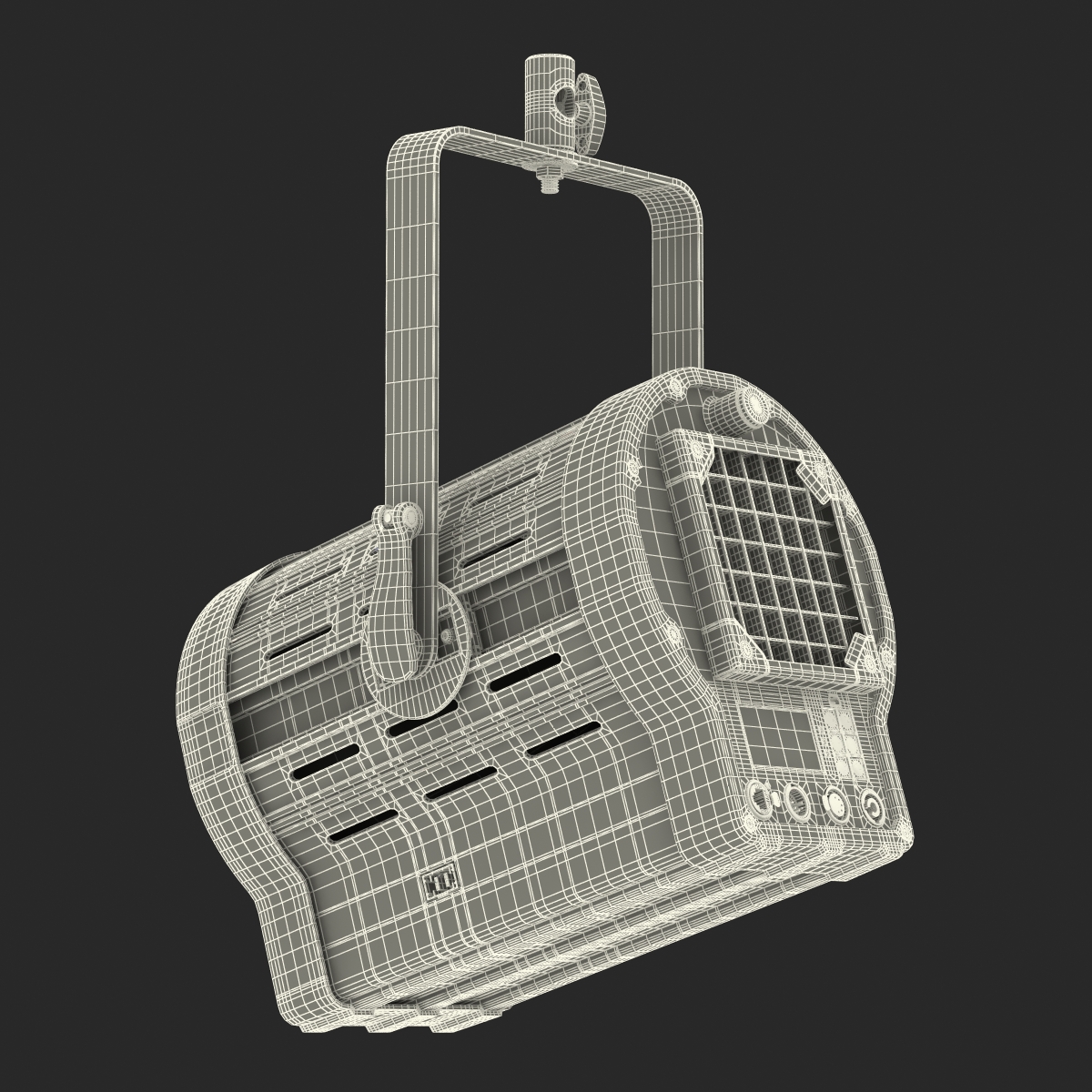 3D model Studio Fresnel Light Generic 2