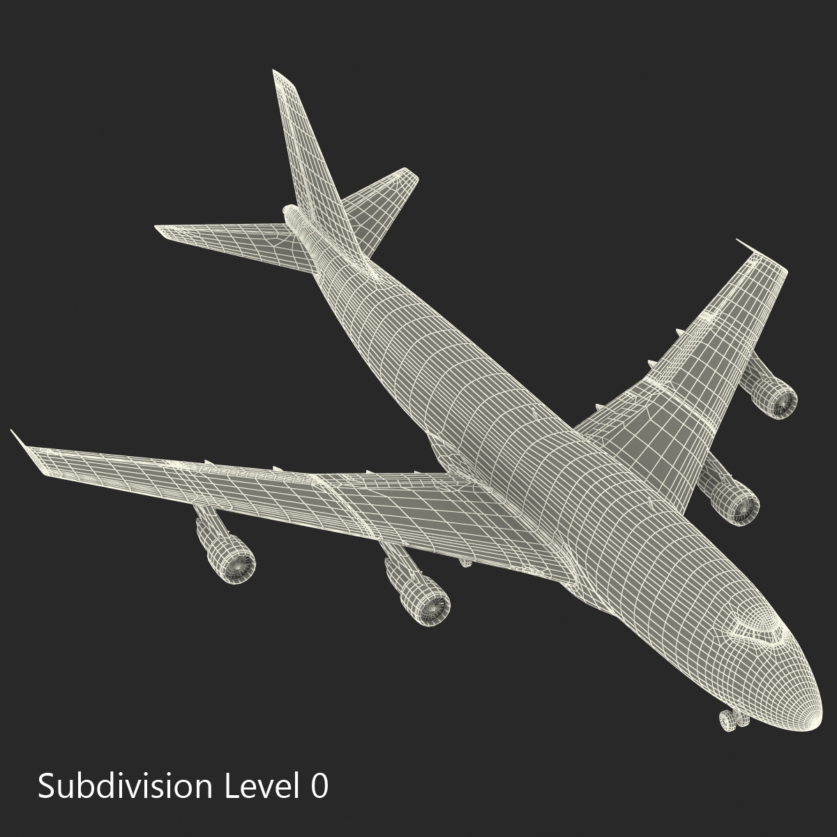 3D Boeing 747 300 KLM model