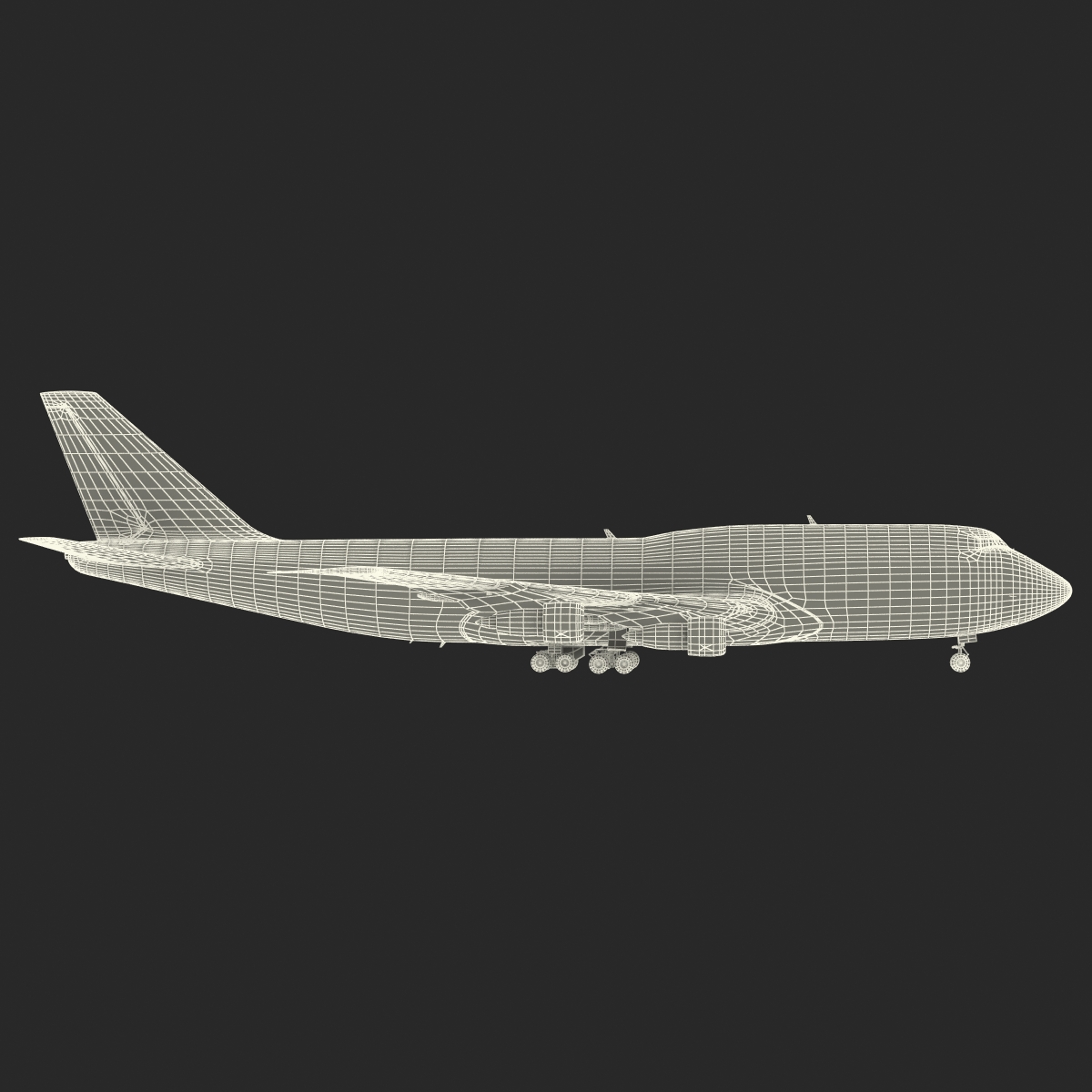 3D Boeing 747 300 KLM model