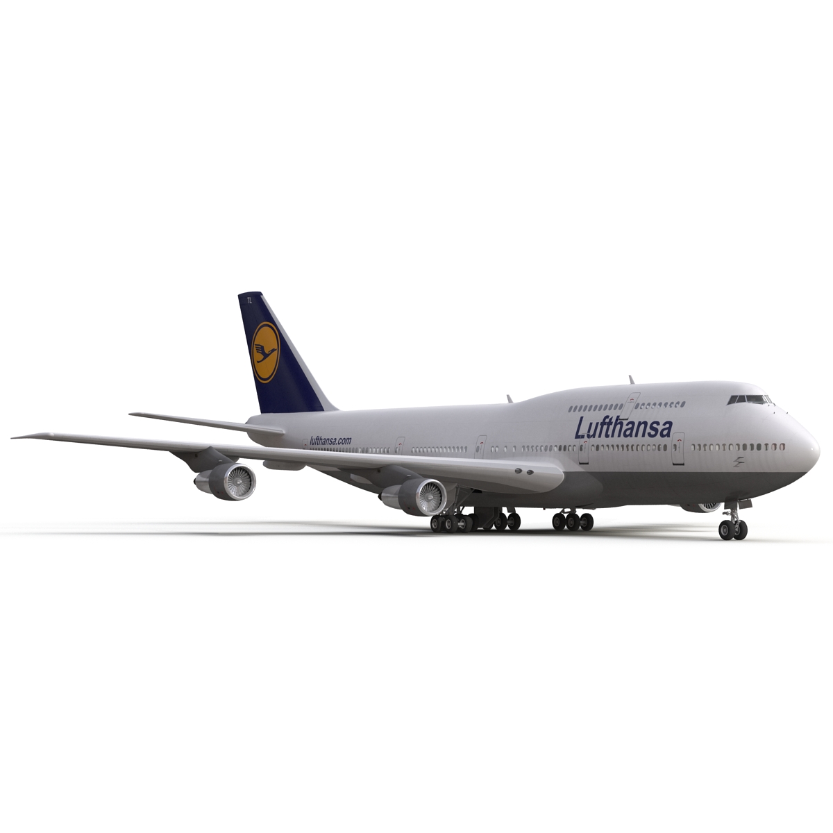 Boeing 747 300 Lufthansa 3D model