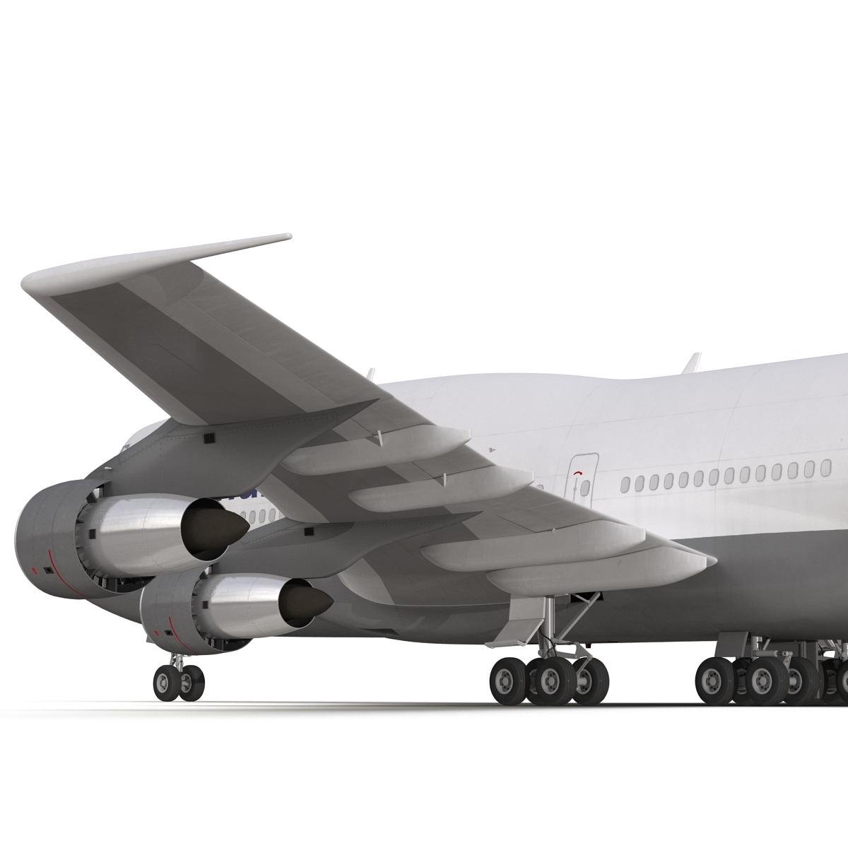 Boeing 747 300 Lufthansa 3D model