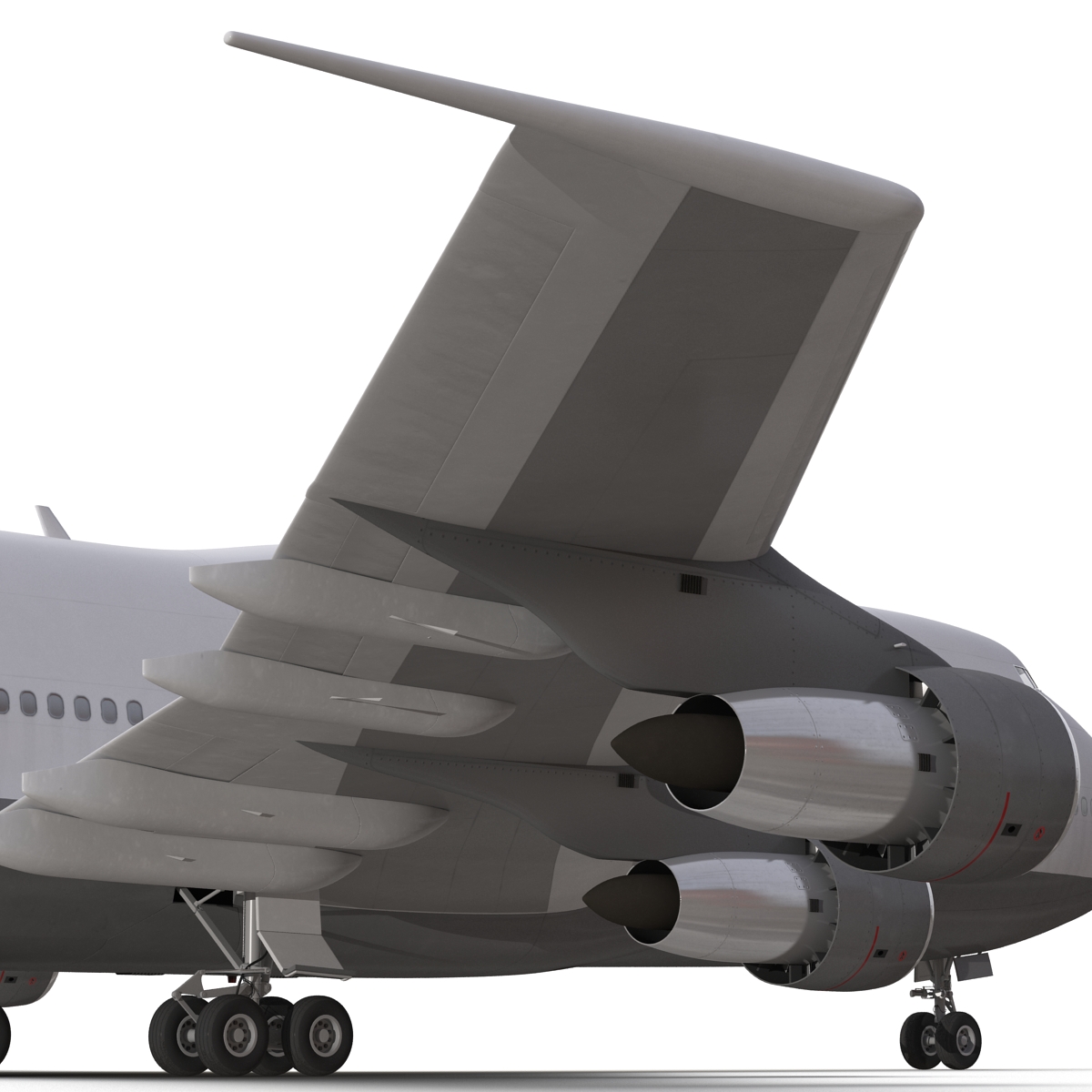 Boeing 747 300 Lufthansa 3D model