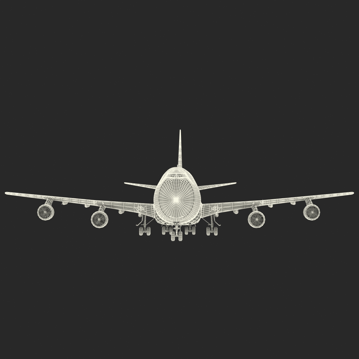 Boeing 747 300 Lufthansa 3D model