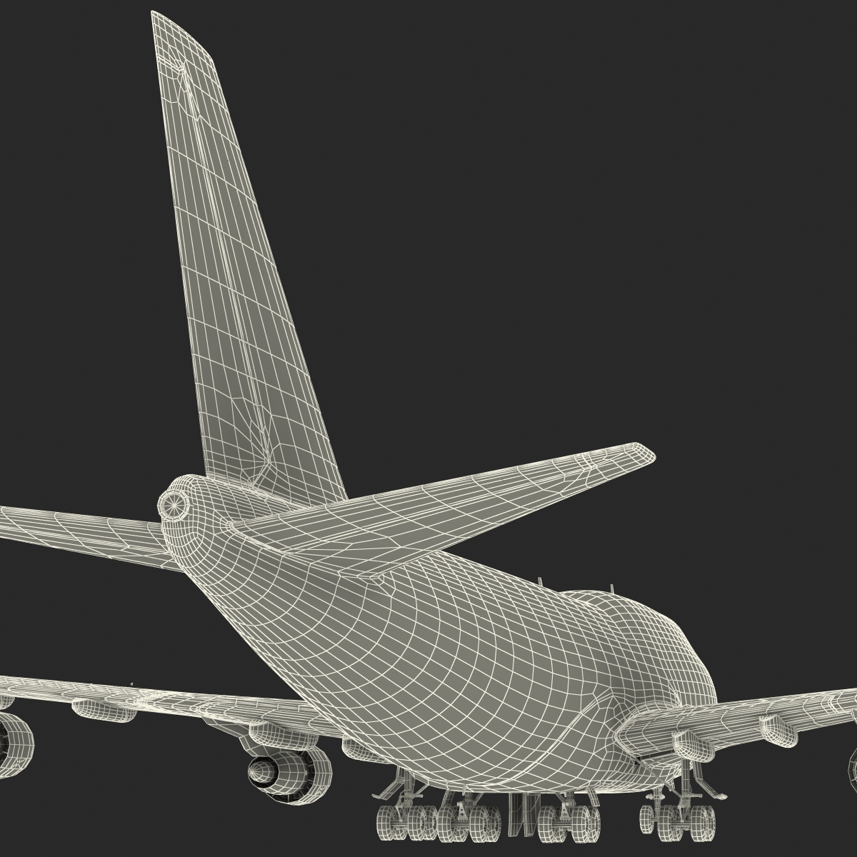 Boeing 747 300 Lufthansa 3D model