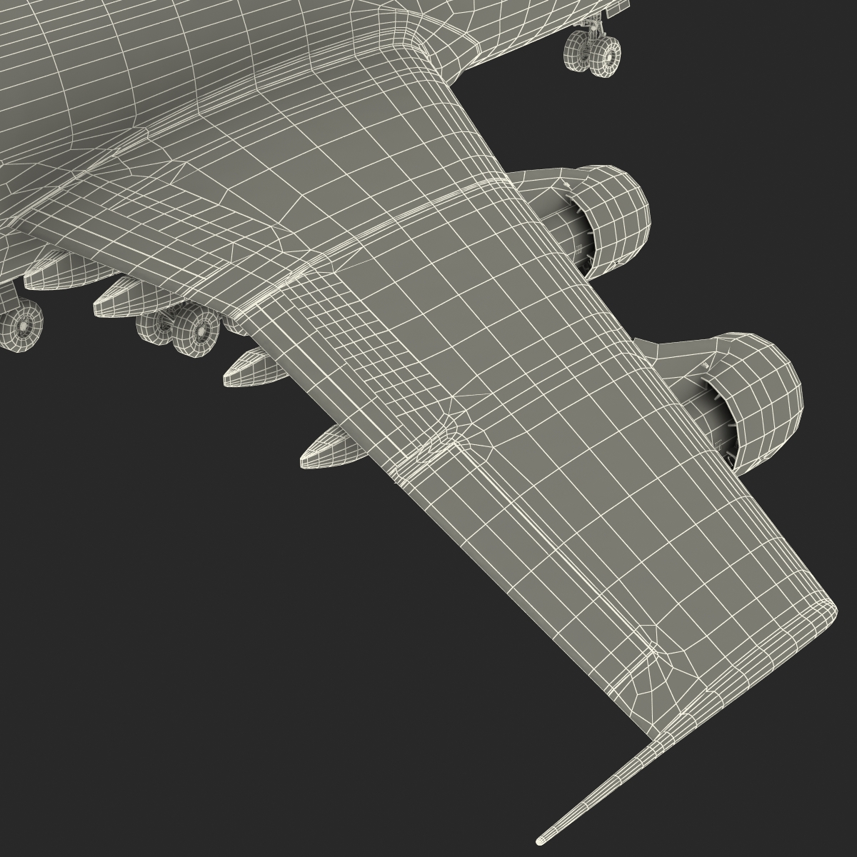 Boeing 747 300 Lufthansa 3D model