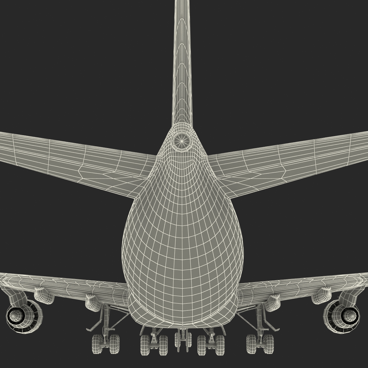 Boeing 747 300 Lufthansa 3D model