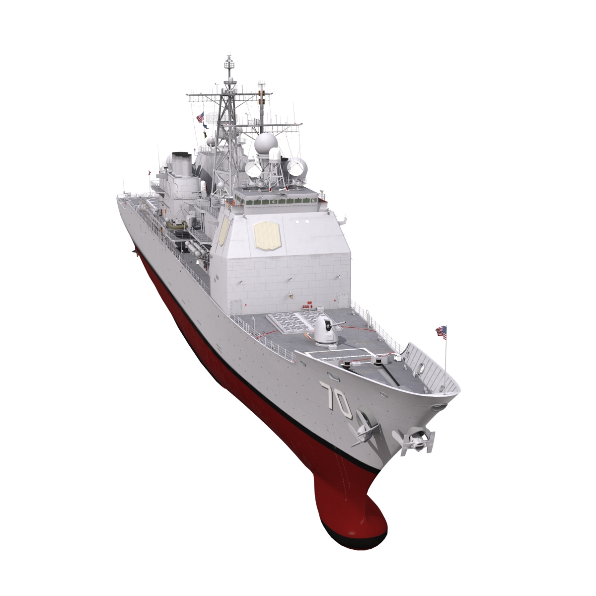 3D Ticonderoga Class Cruiser Lake Erie CG 70