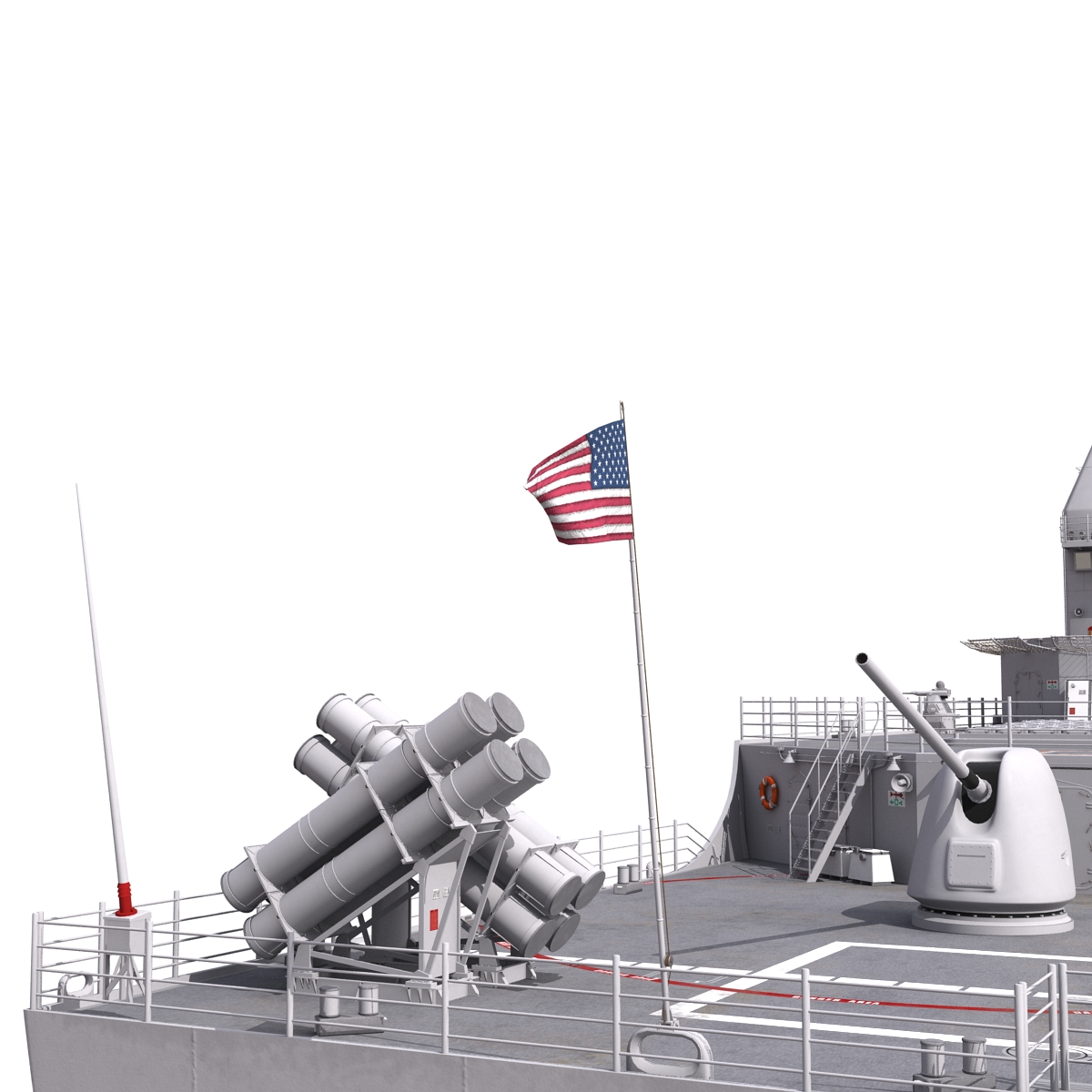 3D Ticonderoga Class Cruiser Lake Erie CG 70