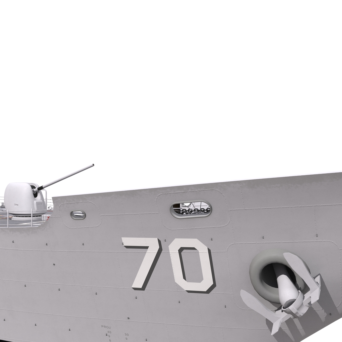 3D Ticonderoga Class Cruiser Lake Erie CG 70