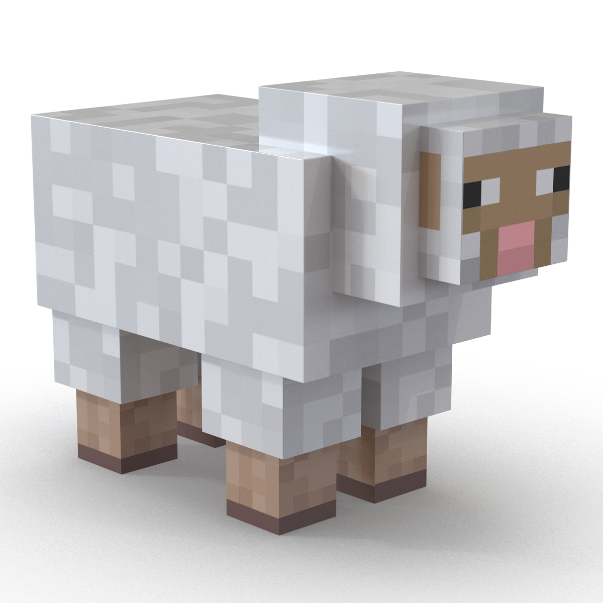 Minecraft Sheep Rigged 3D