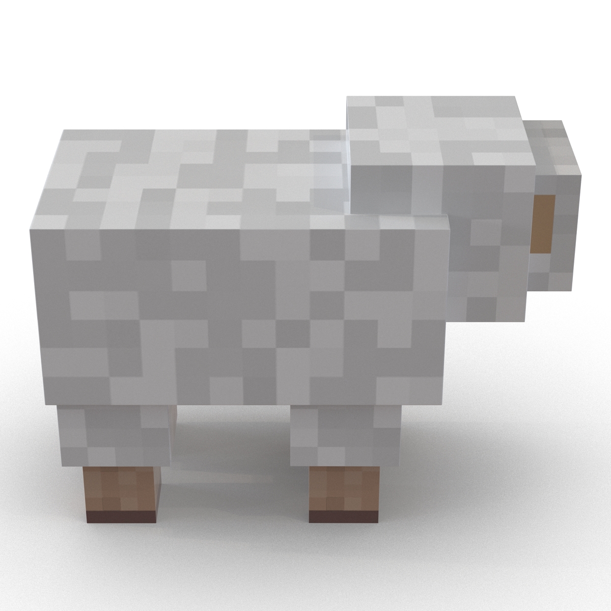 Minecraft Sheep Rigged 3D