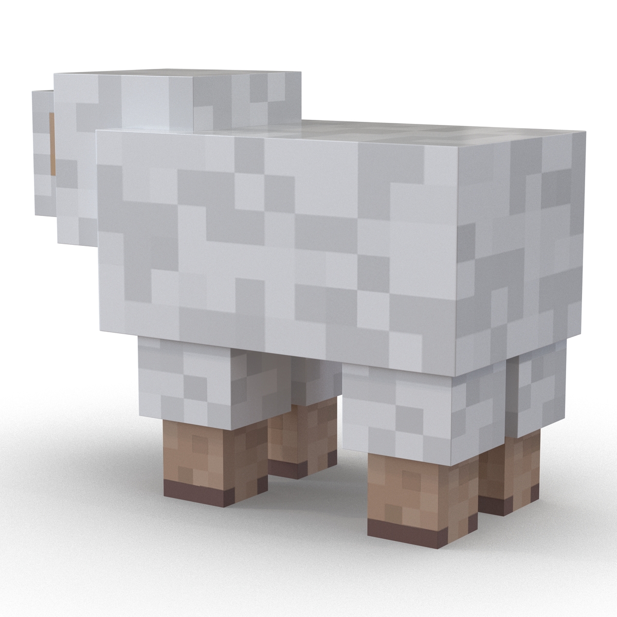 Minecraft Sheep Rigged 3D