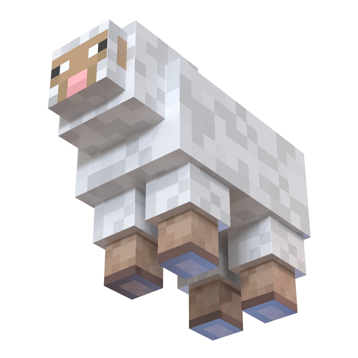 Minecraft Sheep Rigged 3D