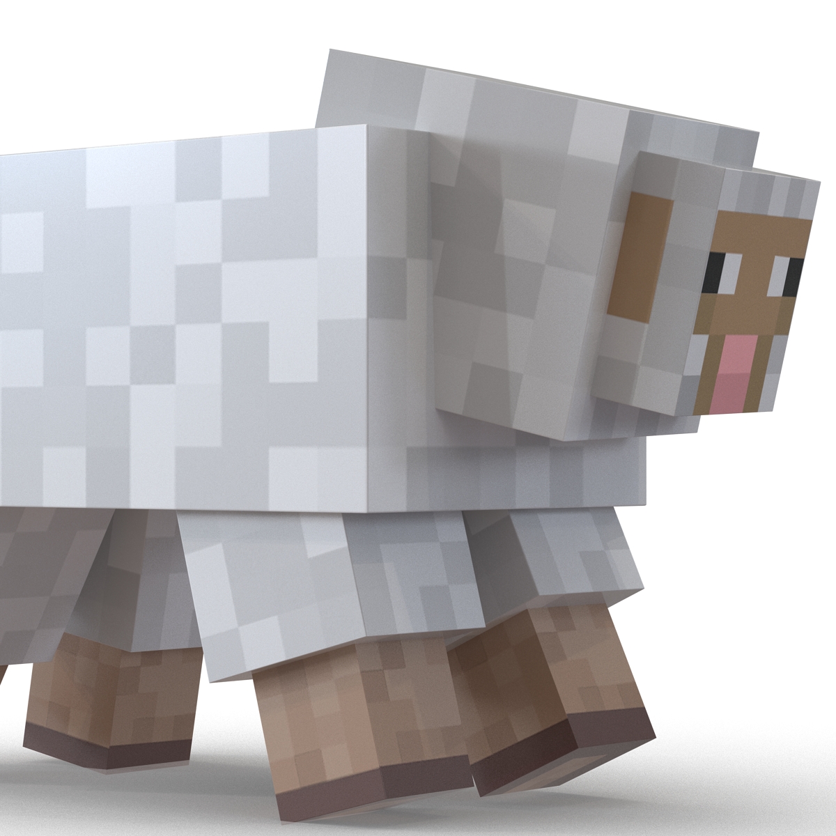 Minecraft Sheep Rigged 3D