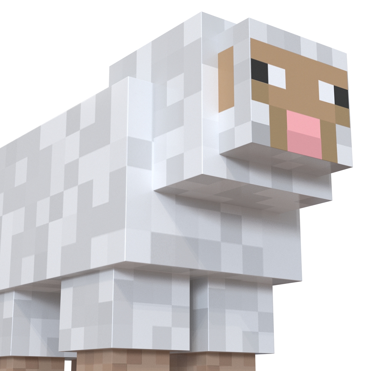 Minecraft Sheep Rigged 3D