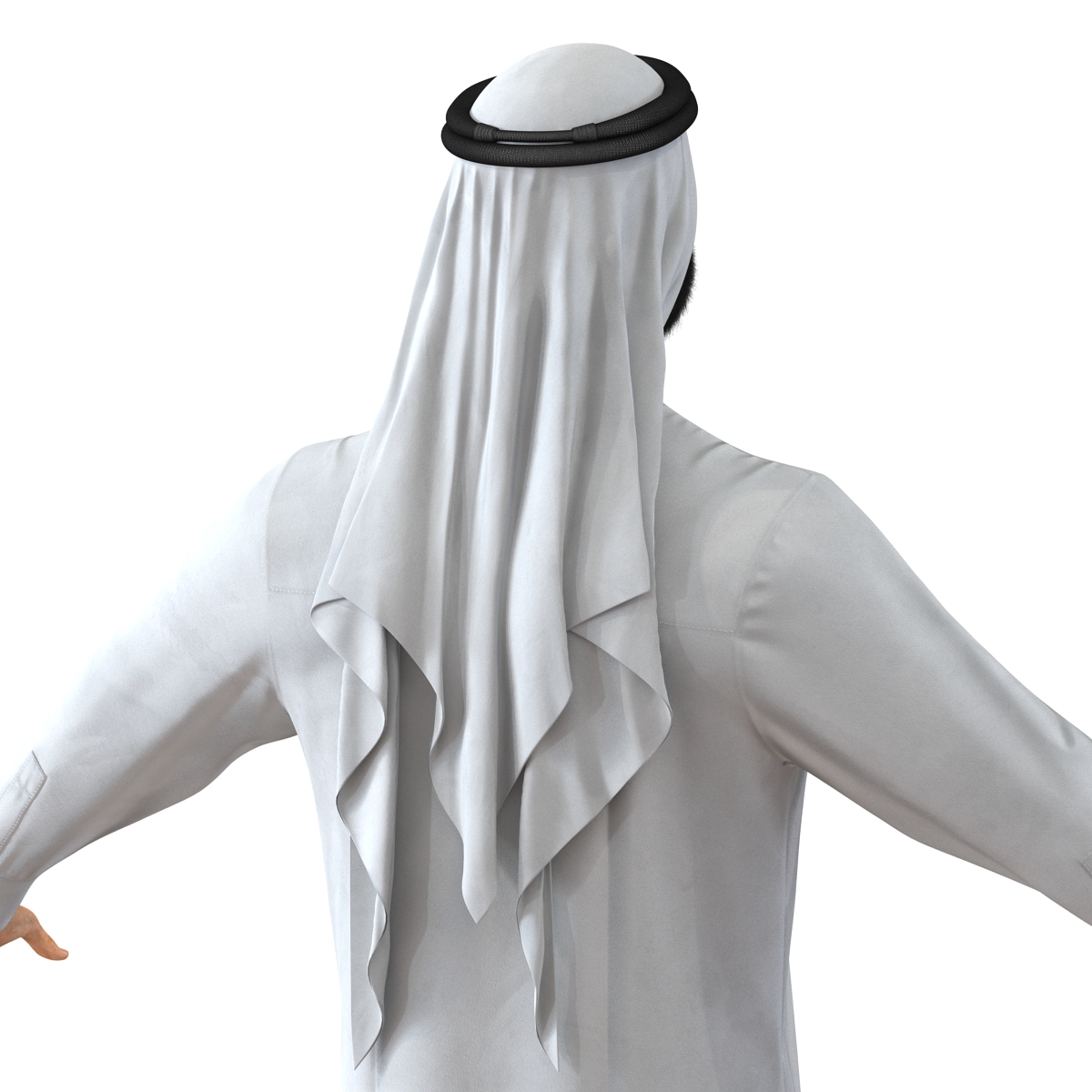 3D model Arab Man Rigged