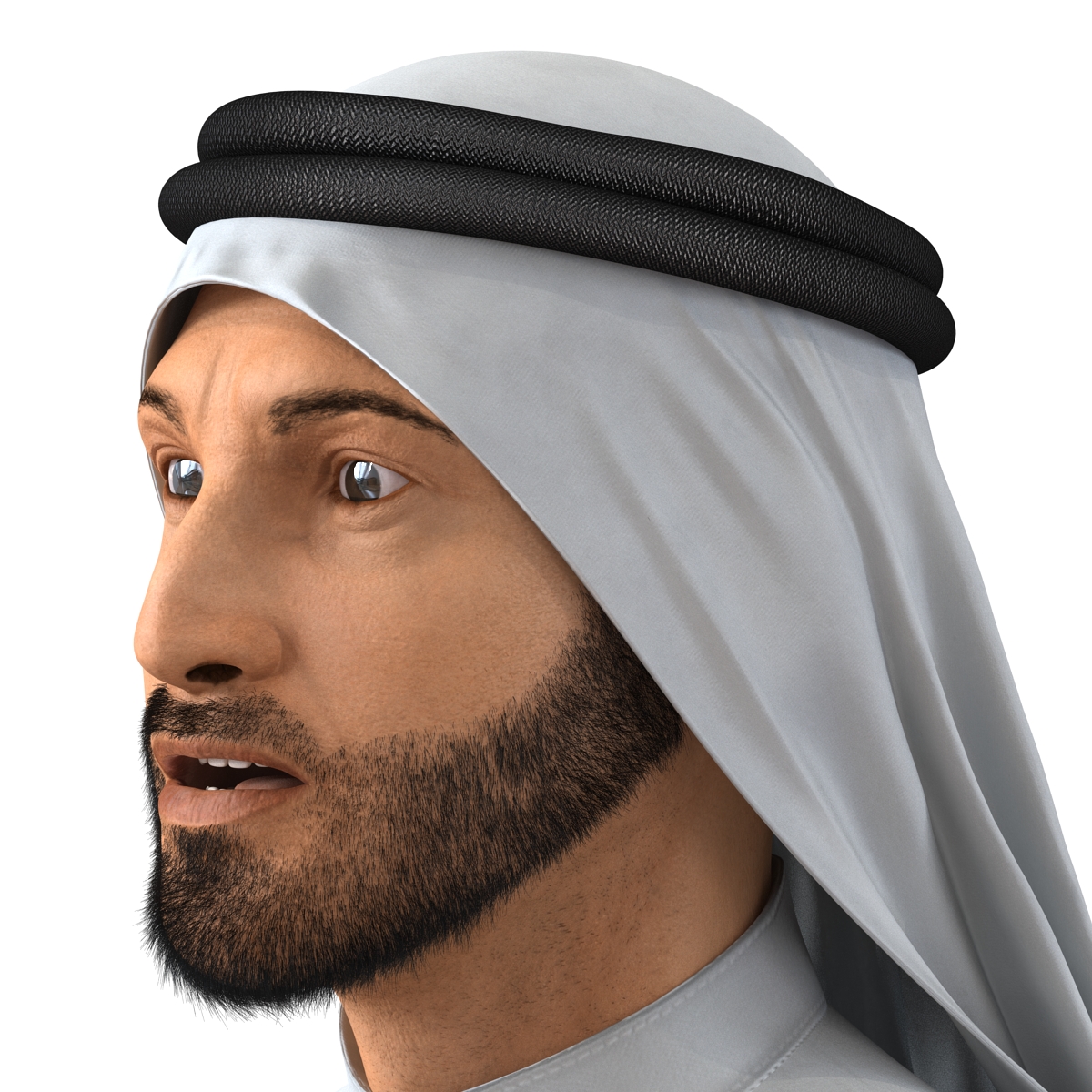 3D model Arab Man Rigged