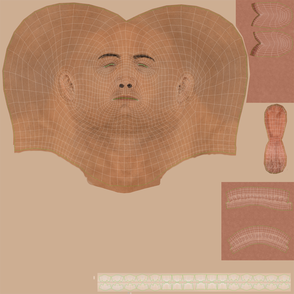 3D model Arab Man Rigged