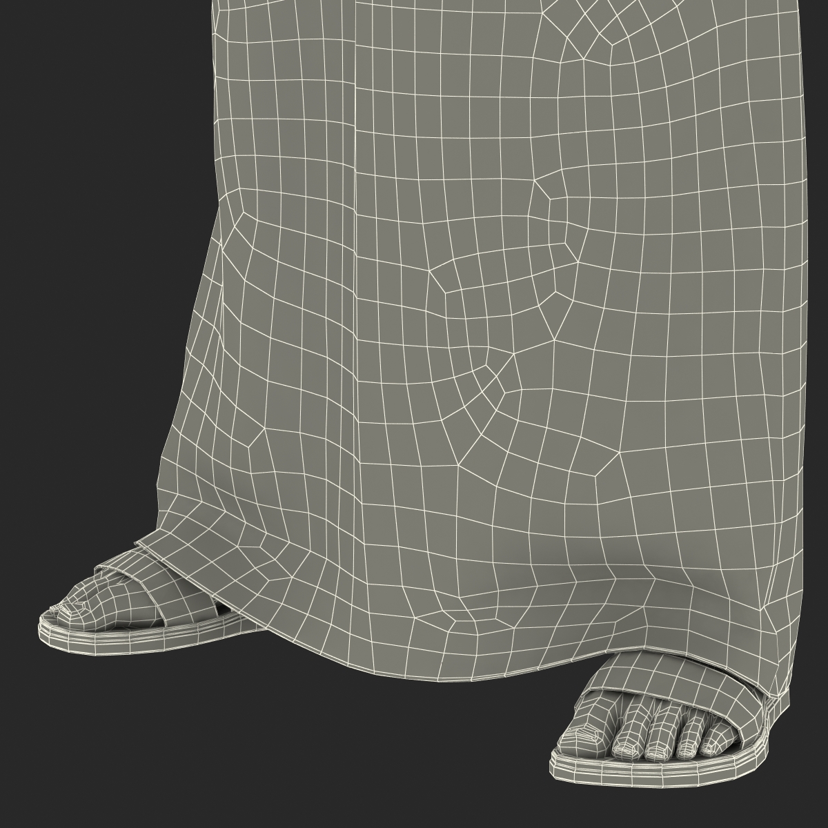 3D model Arab Man Rigged