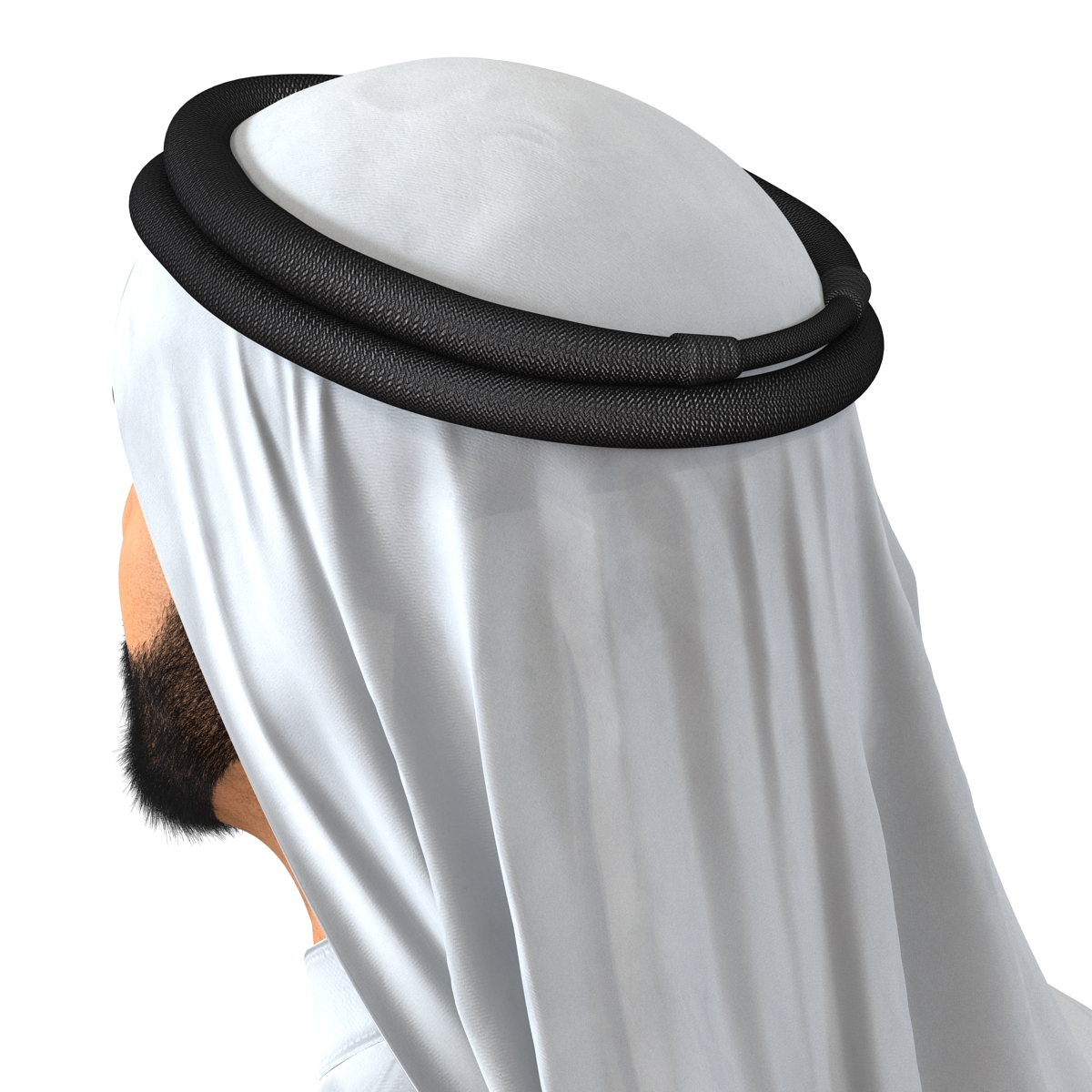 Arab Man with Fur 3D